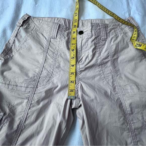 Boston Proper Cargo Crop Pants Convertible Length in Sand Women’s Size 10 - Picture 9 of 12